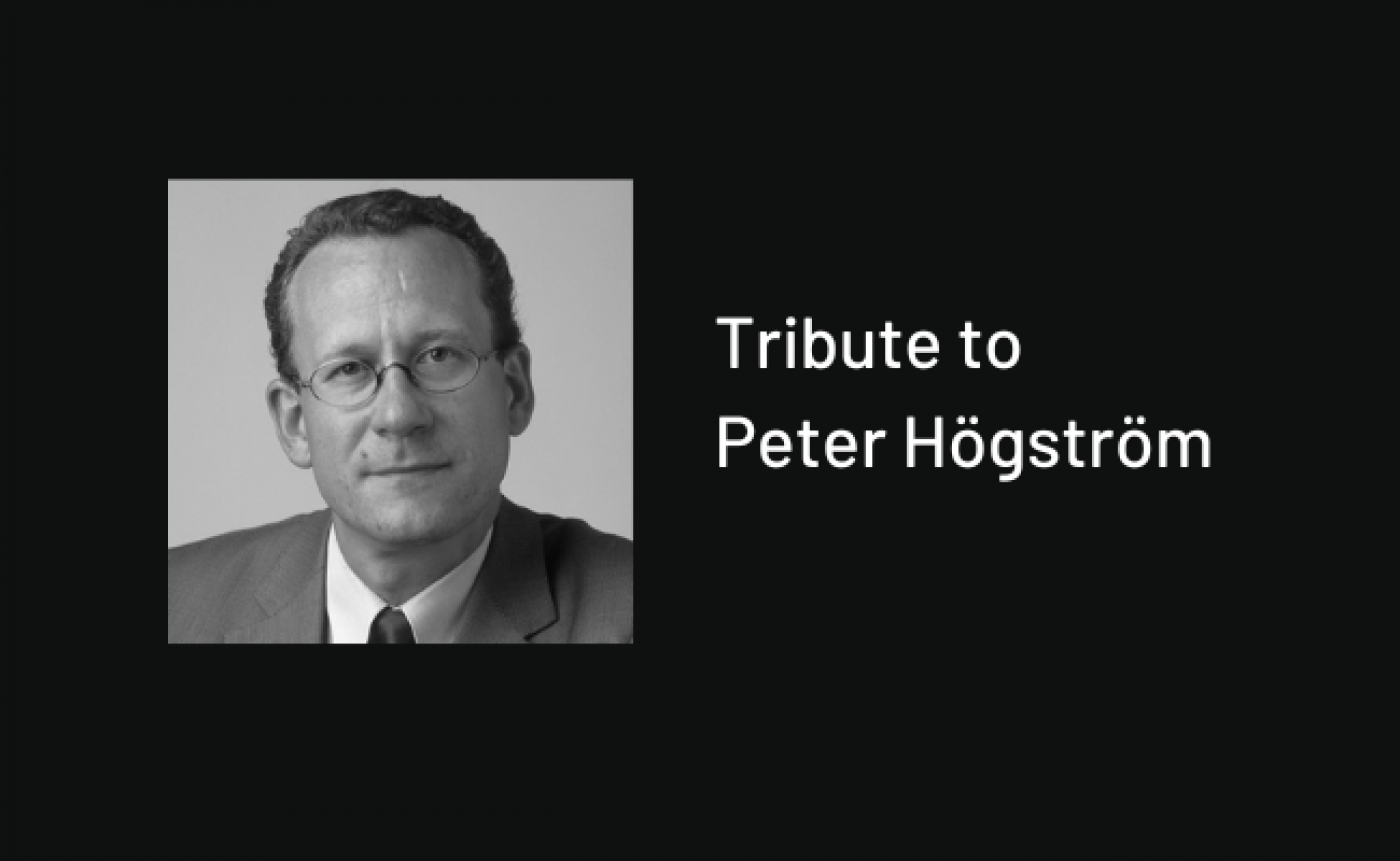 Tribute to Peter Högström
